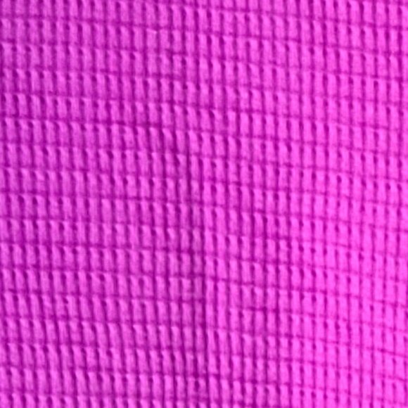 KNOX ROSE WOMEN'S RASPBERRY PINK LONG SLEEVE THERMAL ''WAFFLE'' SIZE LARGE VNECK - Picture 4 of 7